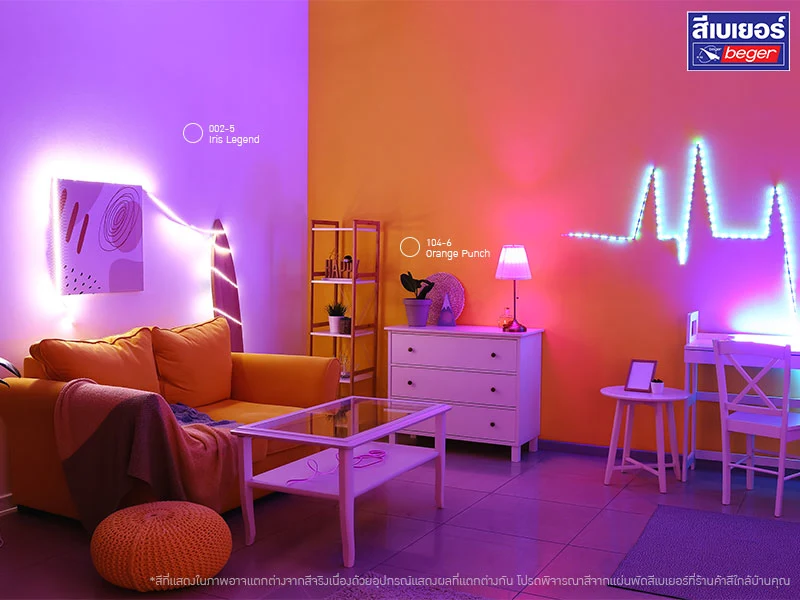ห้องสไตล์ Y2K สีสันจัดจ้าน