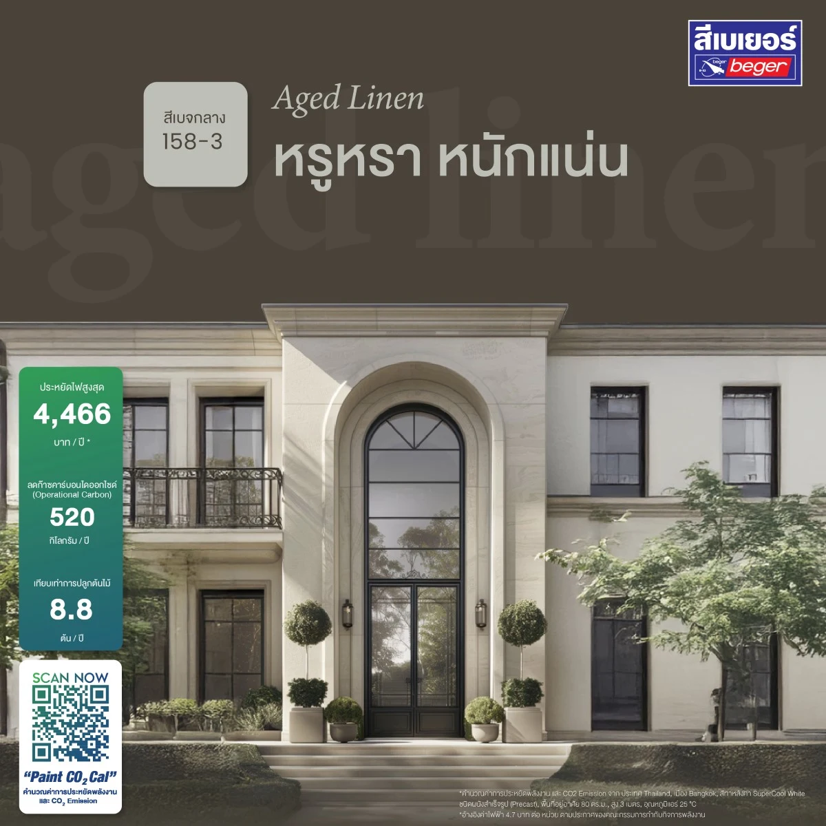 สี Timeless สีเบจกลาง