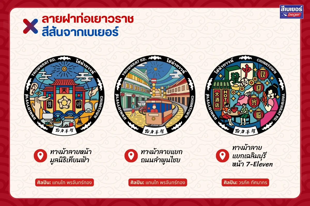 ฝาท่อเยาวราช x เบเยอร์