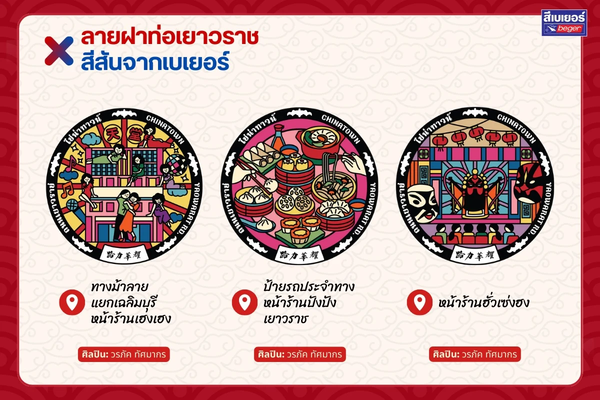 ฝาท่อเยาวราช x เบเยอร์