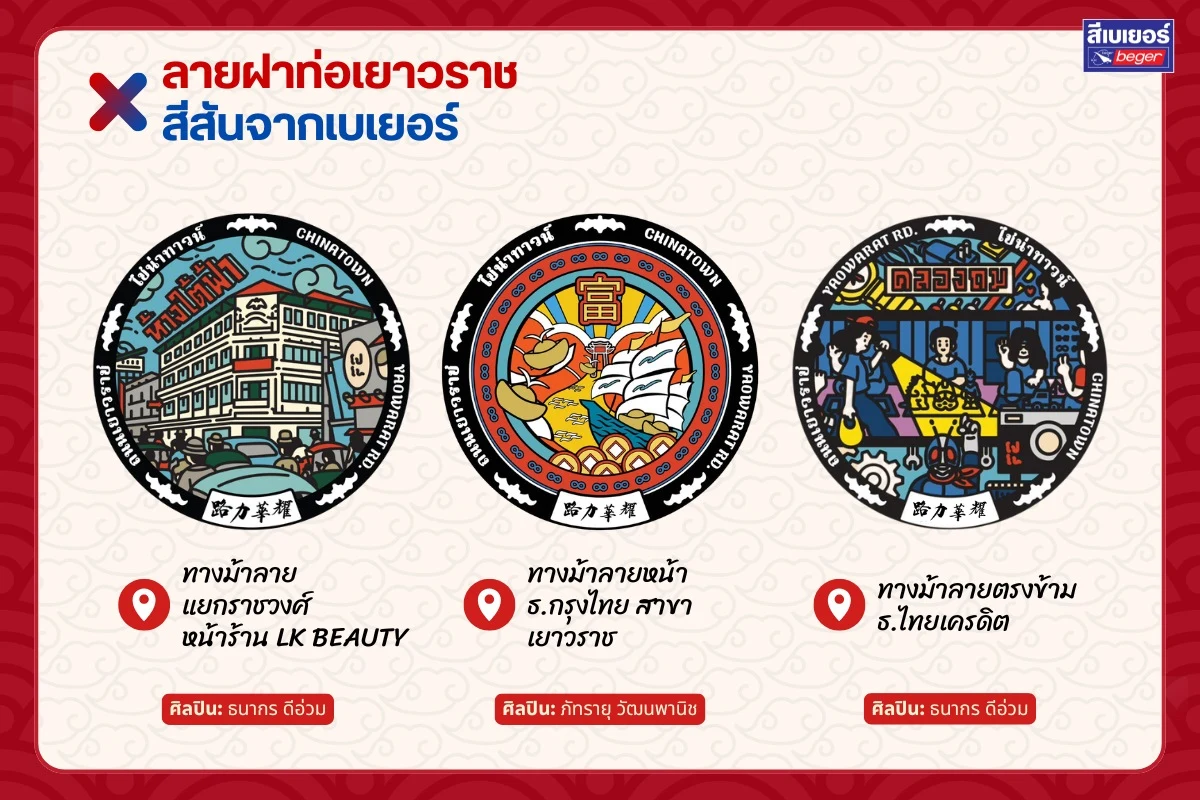 ฝาท่อเยาวราช x เบเยอร์