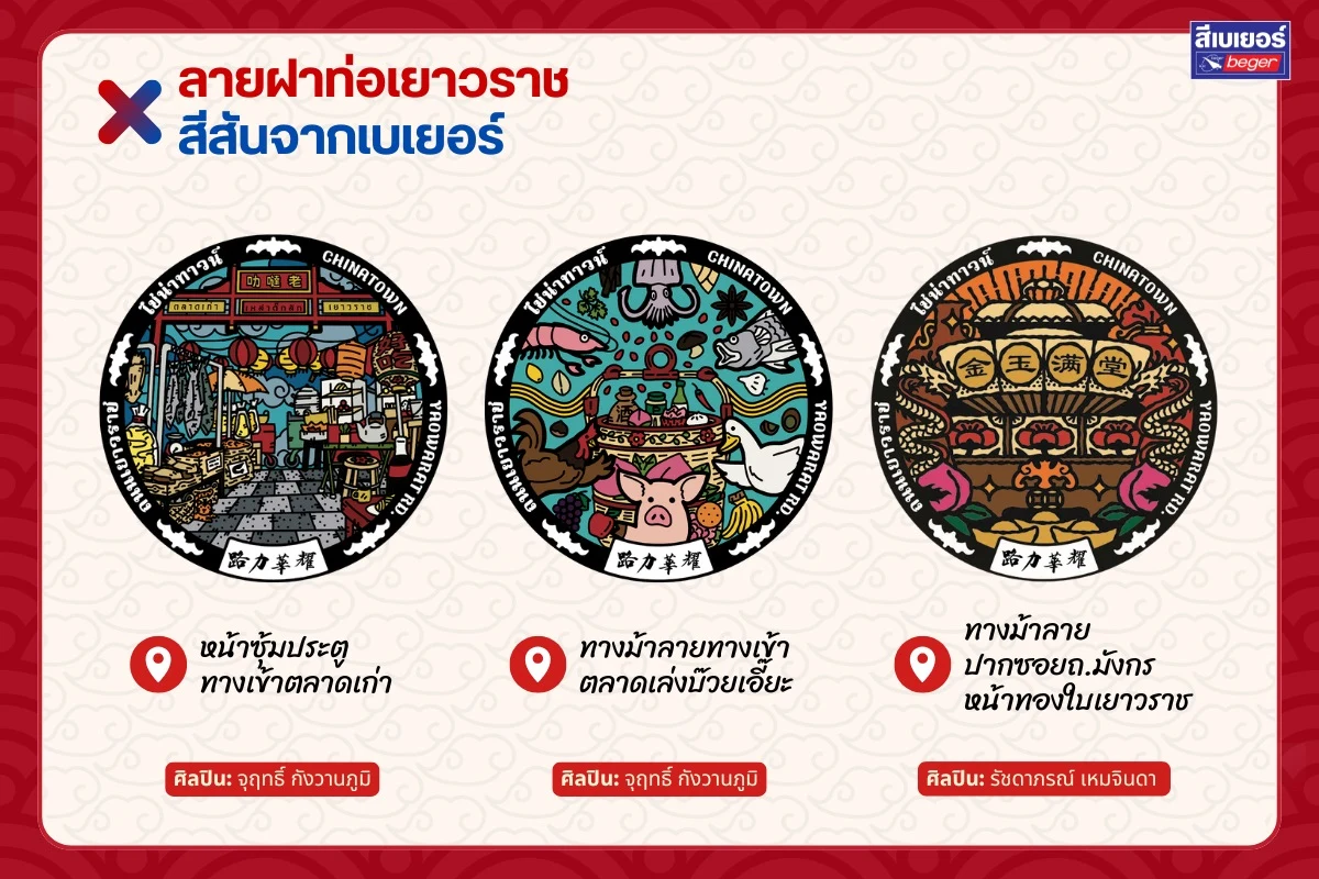 ฝาท่อเยาวราช x เบเยอร์