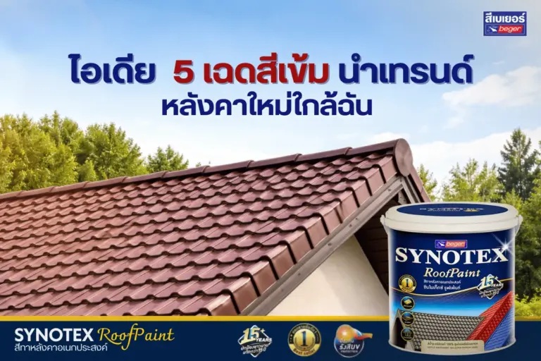ไอเดีย 5 เฉดสีเข้ม นำเทรนด์ หลังคาใหม่ใกล้ฉัน