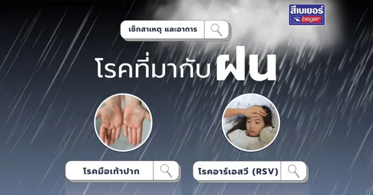4 โรคหน้าฝนที่ทุกบ้านควรระวัง พร้อมวิธีป้องกันอย่างถูกวิธี