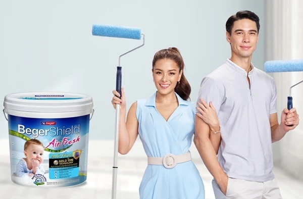 เบเยอร์ชิลด์ แอร์เฟรช โกลด์ ไอออน สีทาภายในที่ผ่านการทดสอบยับยั้งไวรัส* จากสถาบันระดับโลก