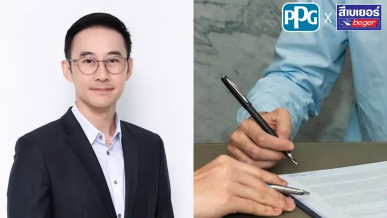 เบเยอร์เซ็นสัญญาการค้า ก้าวสู่การเป็นพันธมิตรกับ PPG บริษัทสีเคลือบระดับโลก