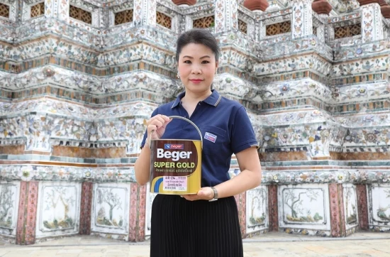 เบเยอร์สนับสนุนสี ปฏิสังขรณ์ศาสนสถานงานศิลป์วัดอรุณฯ