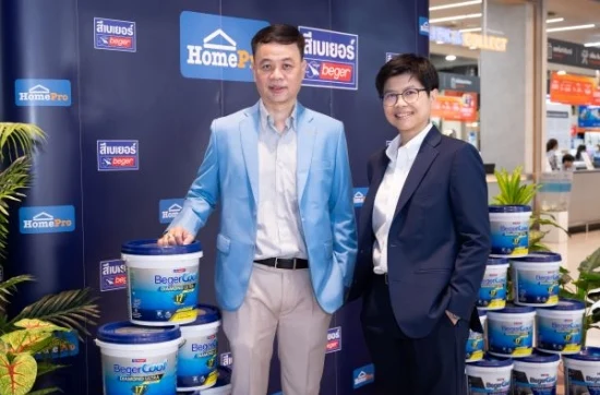 เบเยอร์ ผนึก โฮมโปร เปิดตัวนวัตกรรมสีบ้านเย็น BegerCool ทนทานนานสูงสุด 17 ปี